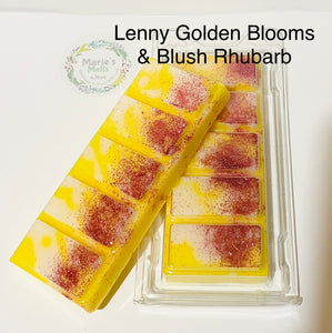 Lenny Golden Blooms & Blush Rhubarb